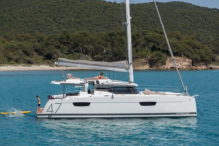 Private 5-Hour Cruise on Brand-New Luxury Catamaran in Mykonos