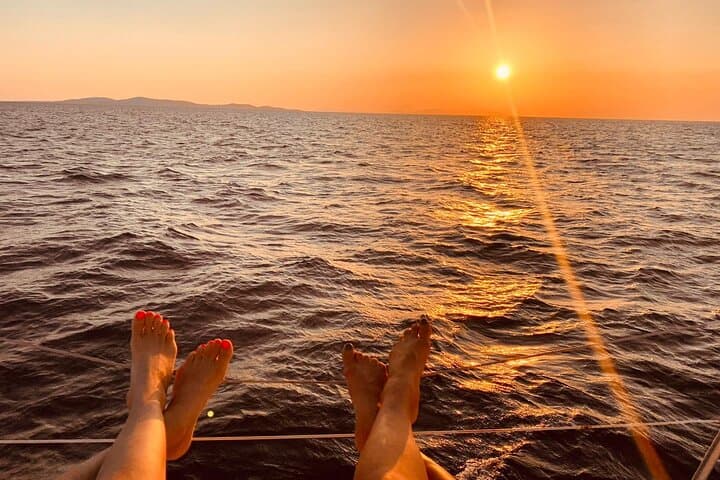 Private Mykonos Cruise: Rhenia Swim & Little Venice Sunset