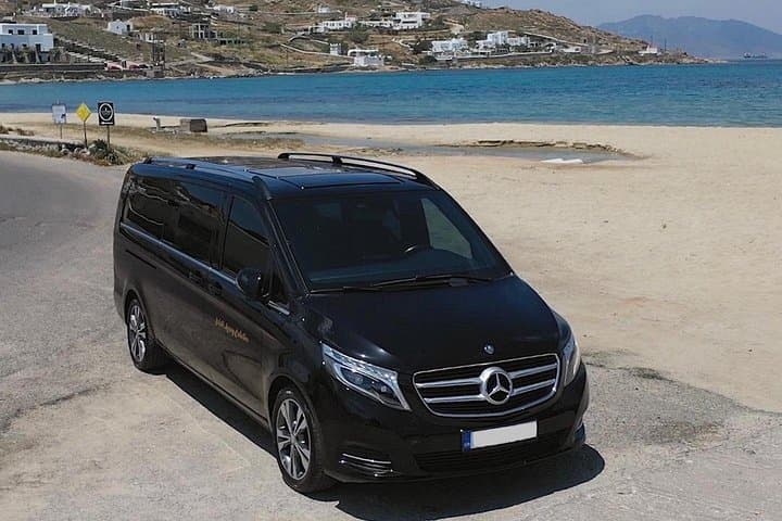 Mykonos Private Car With Driver At Disposal 24 Hours