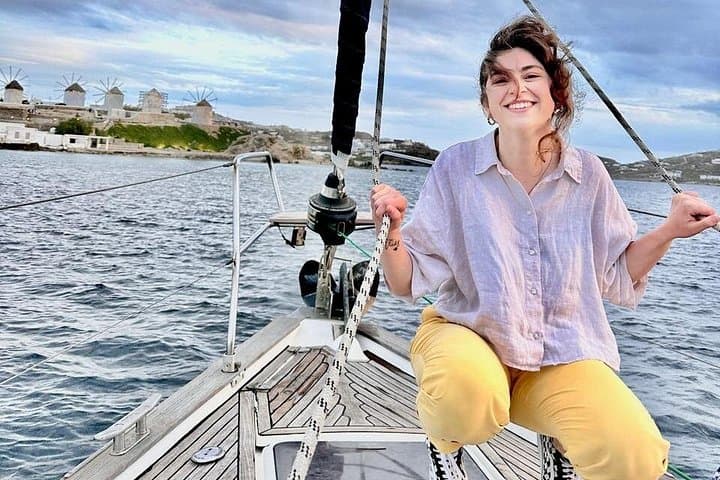 All inclusive Sunset Cruise Delos & Rhenia&swimming stop
