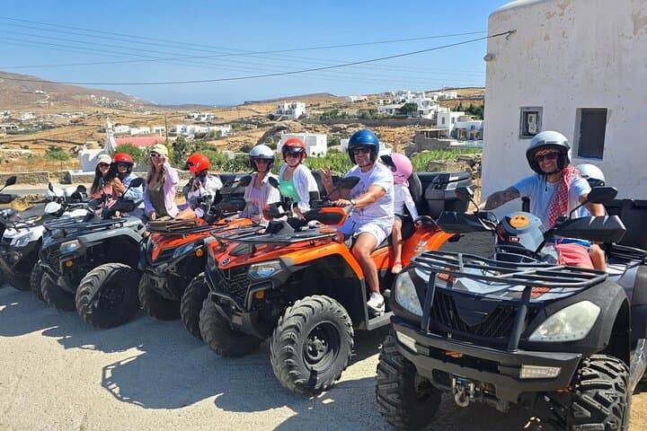 Guided/Self guided & Rent ATV/QUAD and explore mykonos on wheels