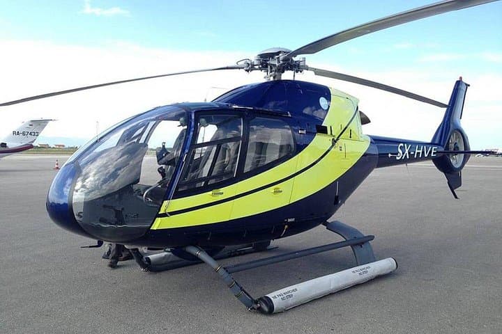 Naxos to Santorini: Private Helicopter Flight