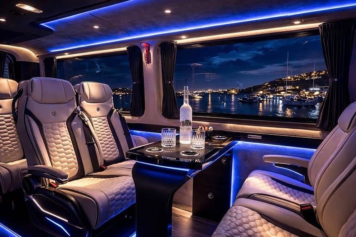 Mykonos Luxury Private Transfer - VIP Minibus for Up to 12 Guests